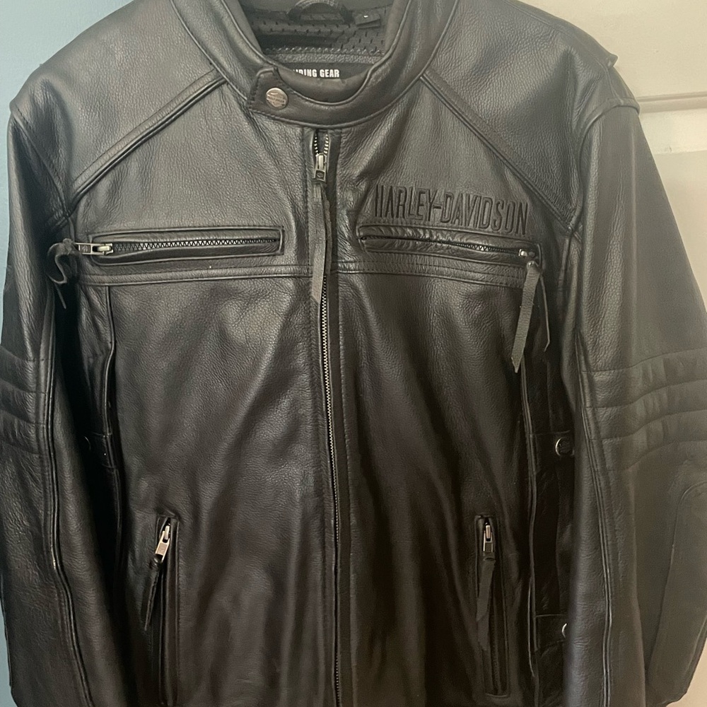 Harley Davidson Black leather jacket